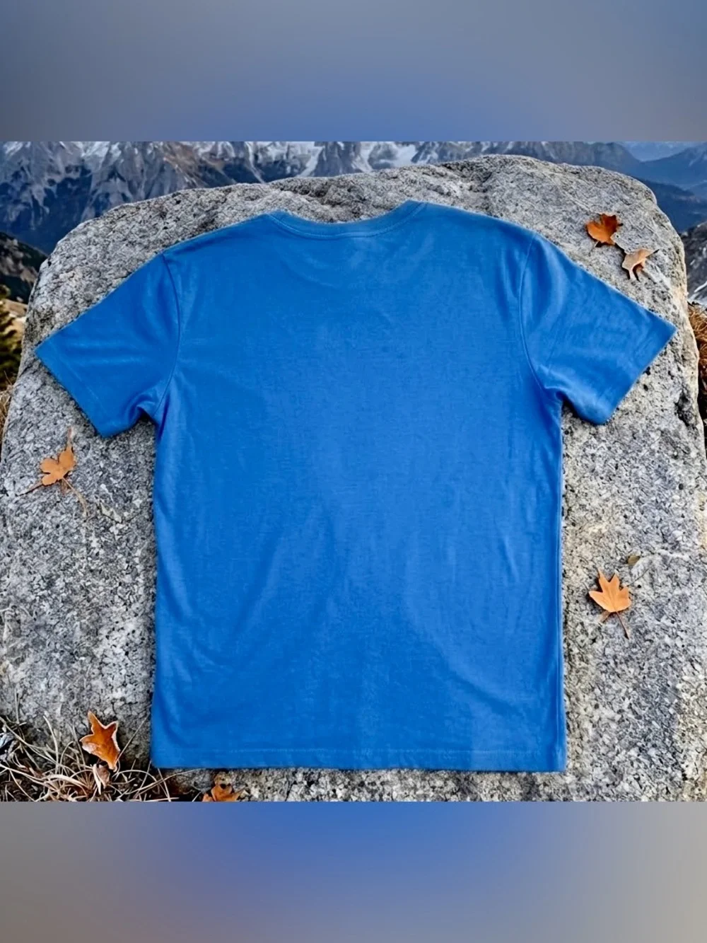 The North Face Men's Medium Graphic T-Shirt Blue Box Logo Short Sleeve Medium